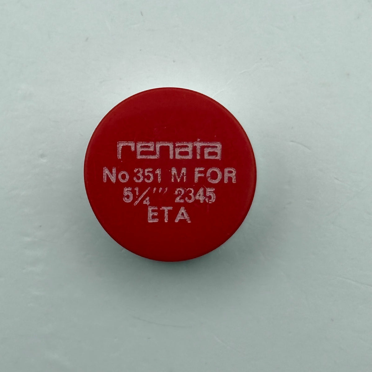 ETA 2345 Balance Wheel Complete And Spring 5¼''' Renata 351 Watch Movement Parts