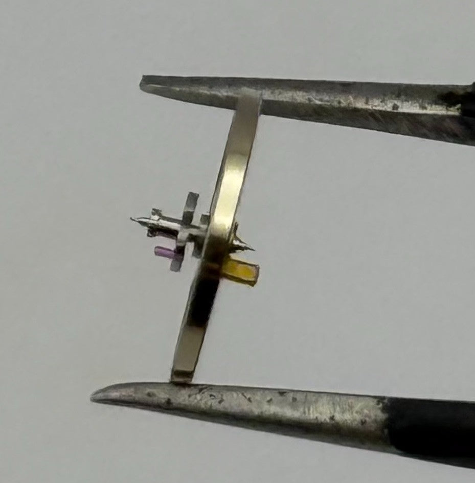 Oris 670 672 Balance Wheel Complete And Spring 8¾’’’ 5246 Watch Movement Parts