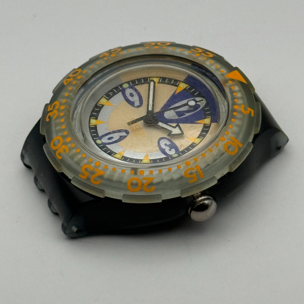 Vintage Swatch Scuba 200 Watch SDM103 Starflash 1994 Swiss 40mm Parts Repair