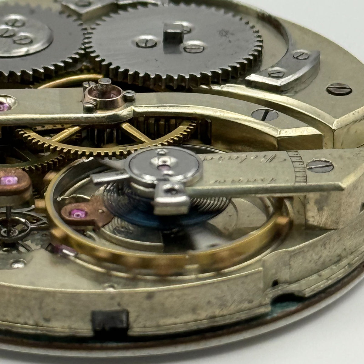 High Grade Pocket Watch Movement Running Antique Hunter Parts Repair 42.8mm