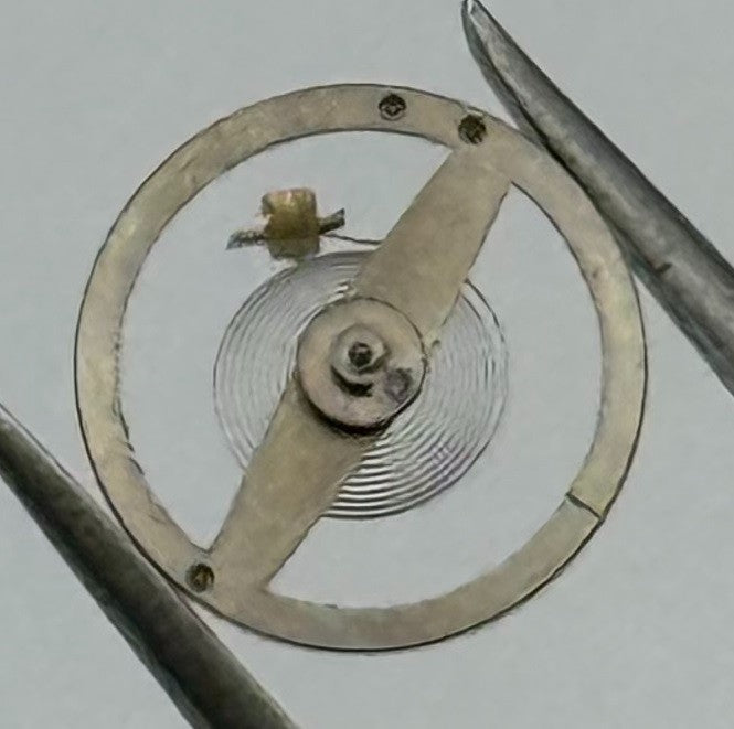 RW 75 Balance Wheel Complete And Spring 5¼’’’ 867 Watch Movement Parts NOS