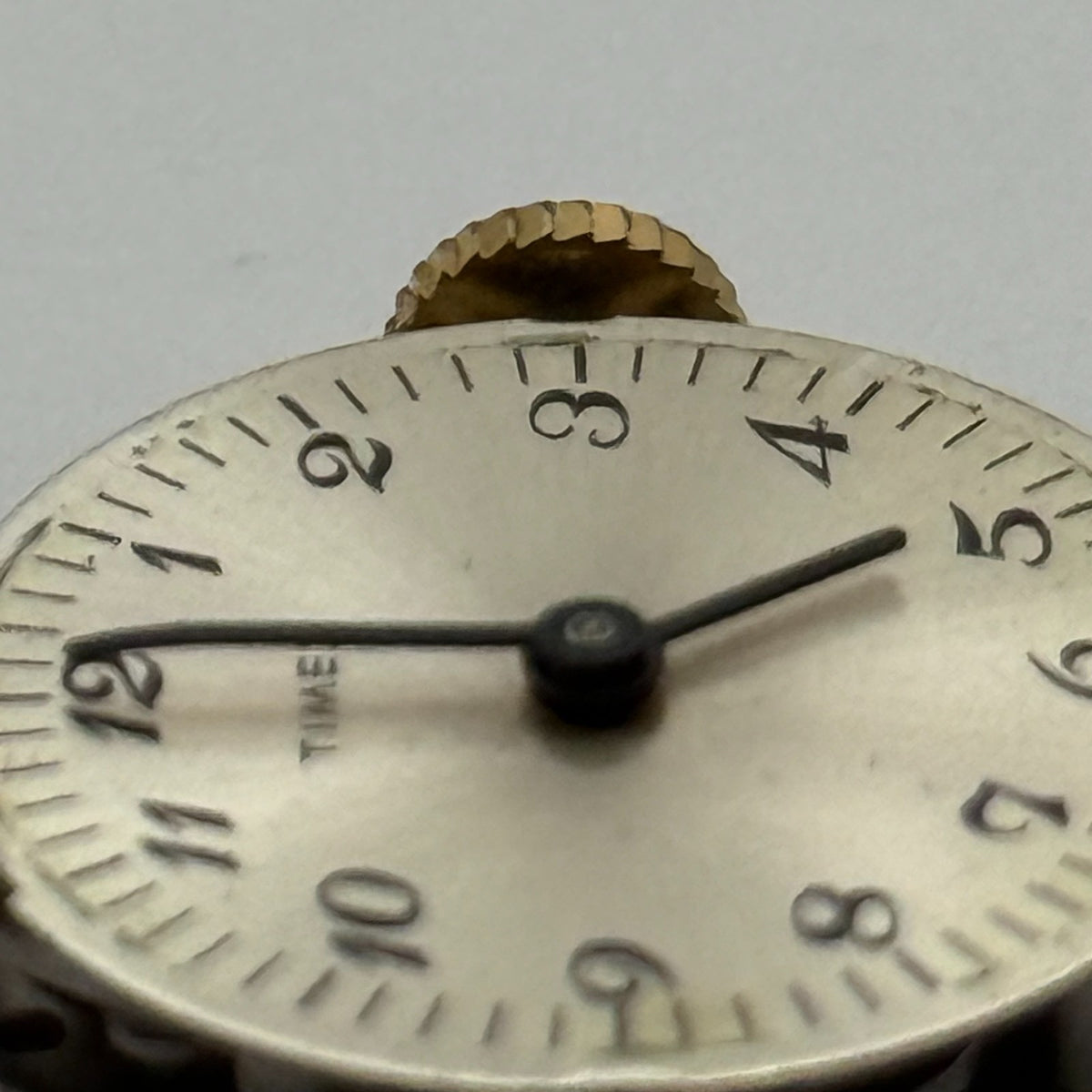 Timex 482 Watch Movement Great Britain 0 Jewel Manual Wind Parts Repair 18.1mm