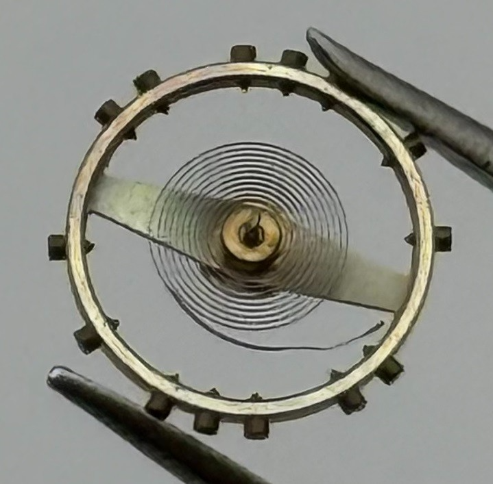FHF 8 Balance Wheel Complete And Spring 8¾’’’ Renata 191 Watch Movement Parts