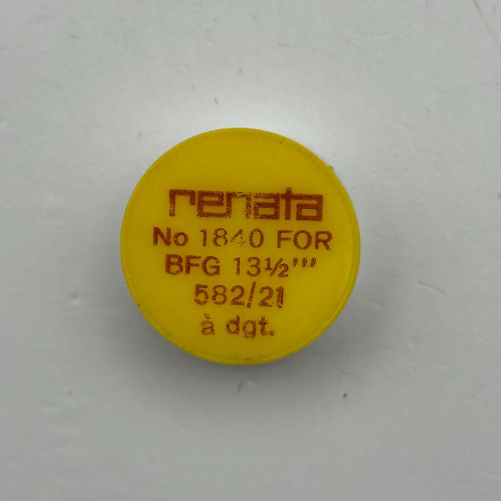 BFG 582/21 Balance Wheel Complete And Spring 13½''' 1840 Watch Movement NOS