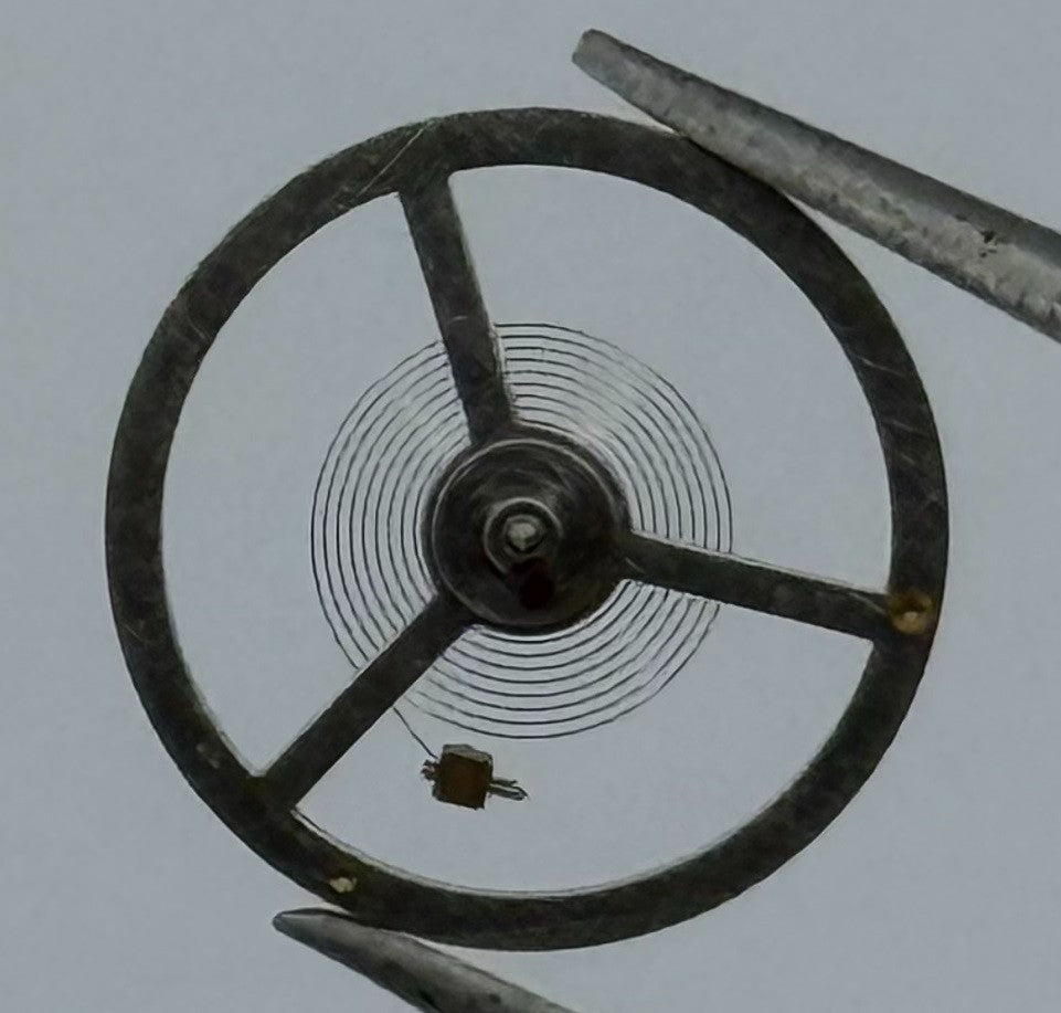 Ebosa 65 Balance Wheel Complete And Spring 12½’’’ 942 Watch Movement Parts NOS