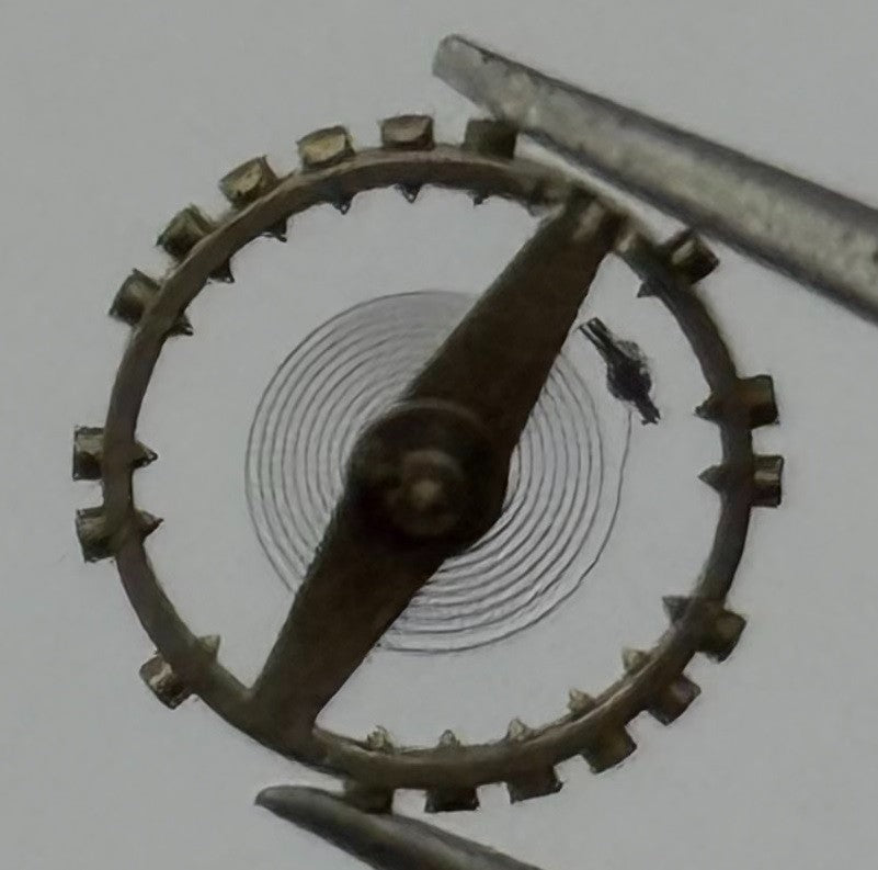 FHF 60 Balance Wheel Complete And Spring 6¾-8’’’ 200 M Watch Movement Parts NOS