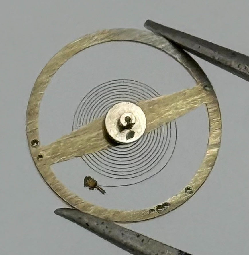 Oris 461 Balance Wheel Complete And Spring 10½’’’ 381 Watch Movement Parts NOS
