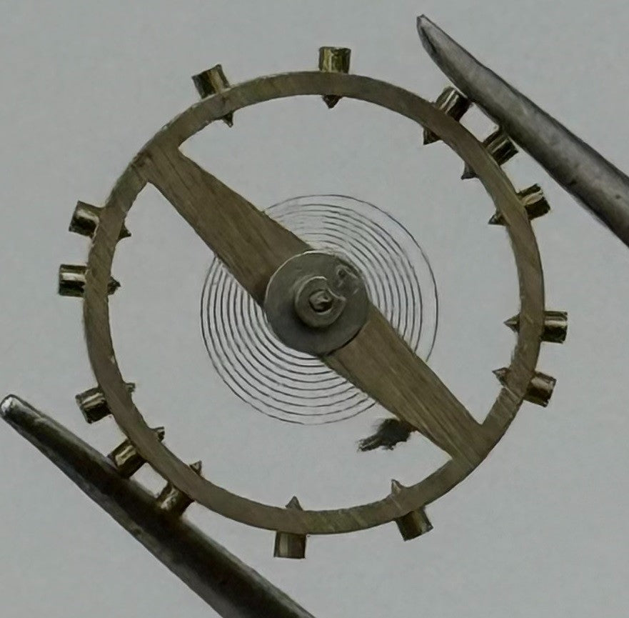 AS 984 Balance Wheel Complete And Spring 10½’’’ 30 M Watch Movement Parts NOS
