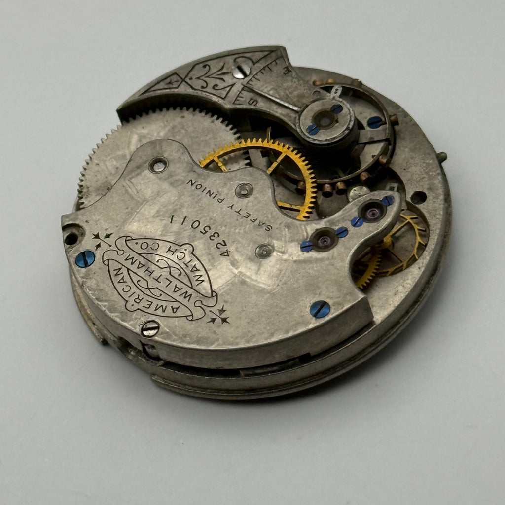 Waltham Grade F Watch Movement Seaside Quality Model 1882 U.S.A. 1s Parts Repair