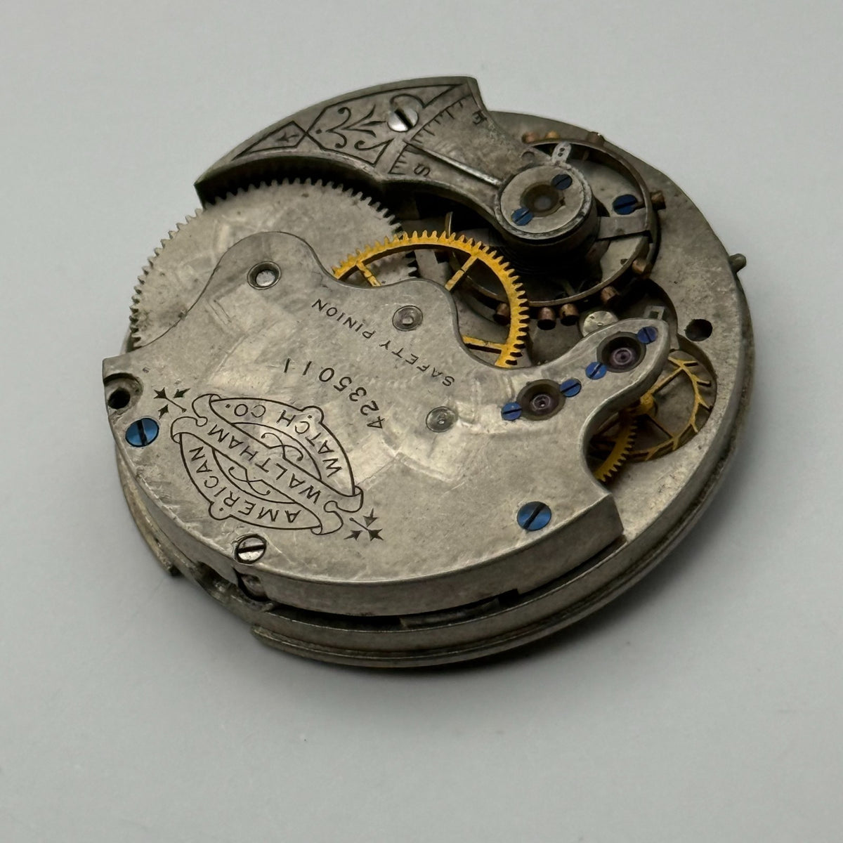 Waltham Grade F Watch Movement Seaside Quality Model 1882 U.S.A. 1s Parts Repair