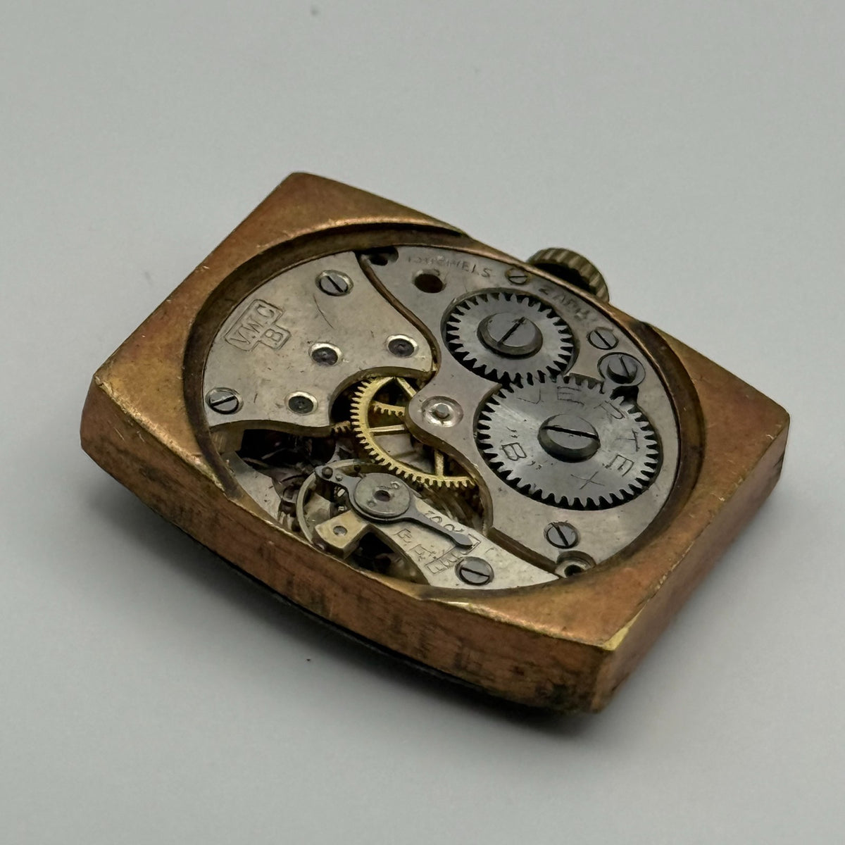 Vertex “B” Watch Movement - VWC B 15 Jewels - For Parts / Repair - 26.1mm