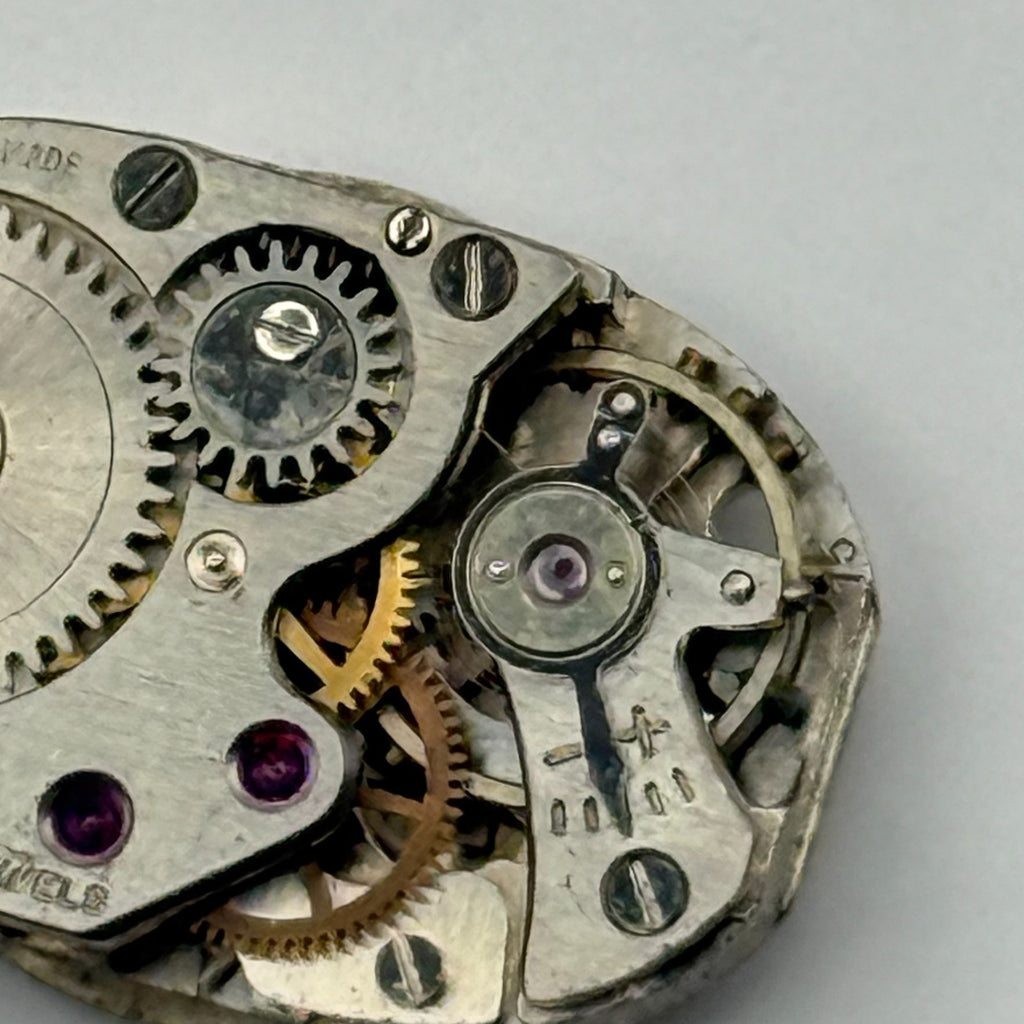 FHF 75 Watch Movement Verity 15 Jewels Swiss Manual Wind Parts Repair 12.9mm