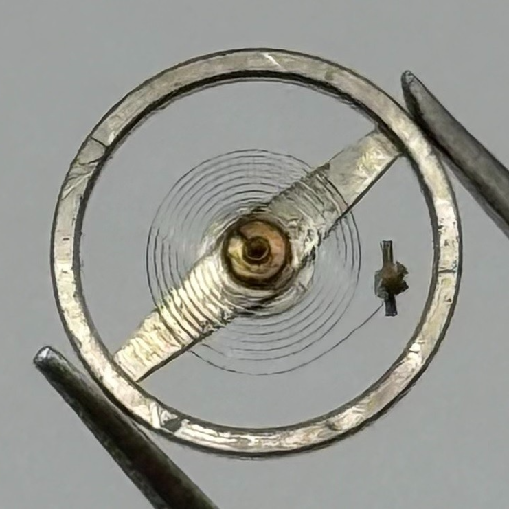 Oris 380 Balance Wheel Complete And Spring 6/8’’’ 398 Watch Movement Parts NOS