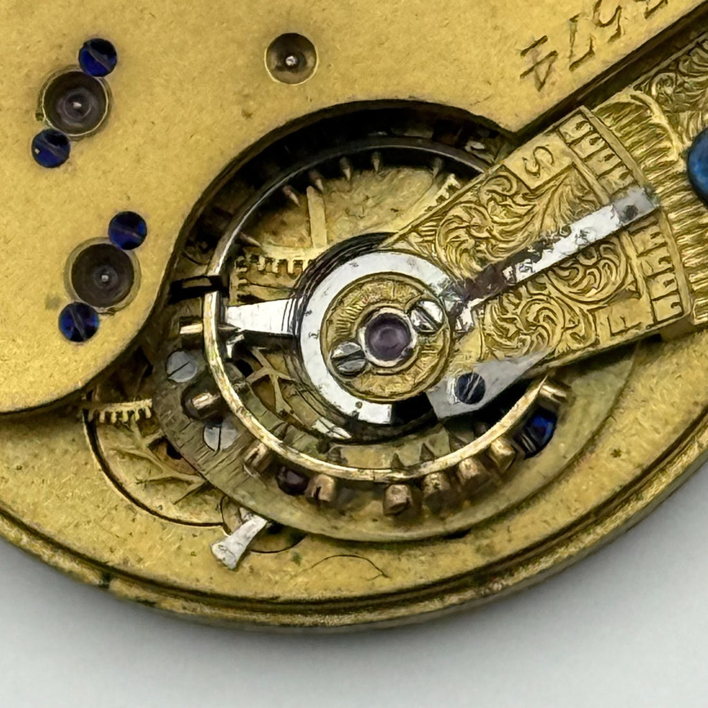Pocket Watch Movement - Unidentified - Parts / Repair 30.4mm