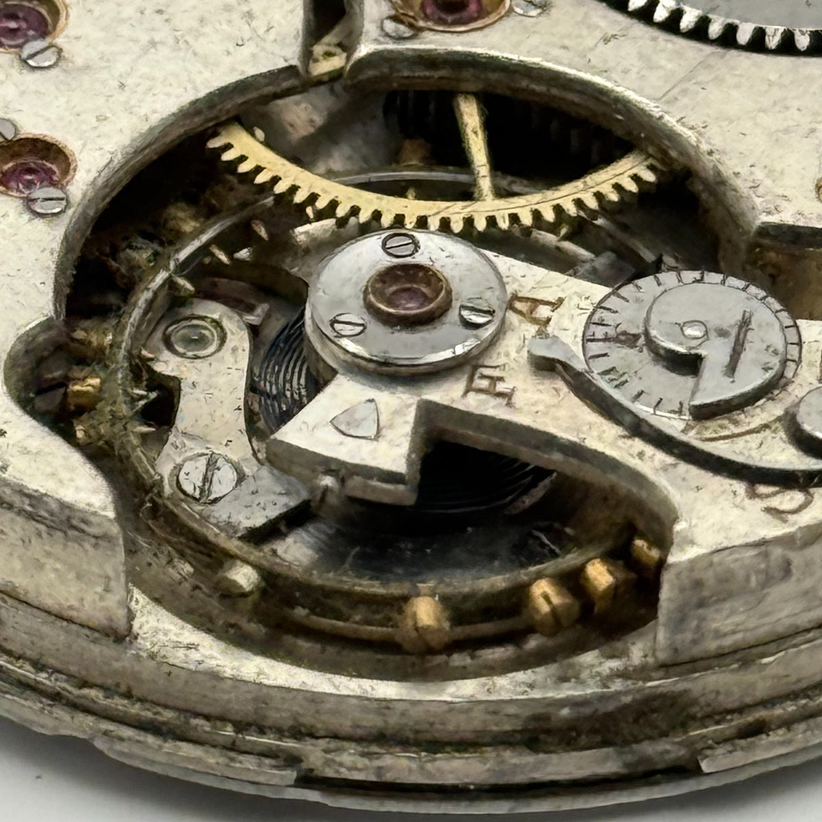 Denco Hunter Pocket Watch Movement Sub Seconds 17J Manual Wind Parts 40.5mm