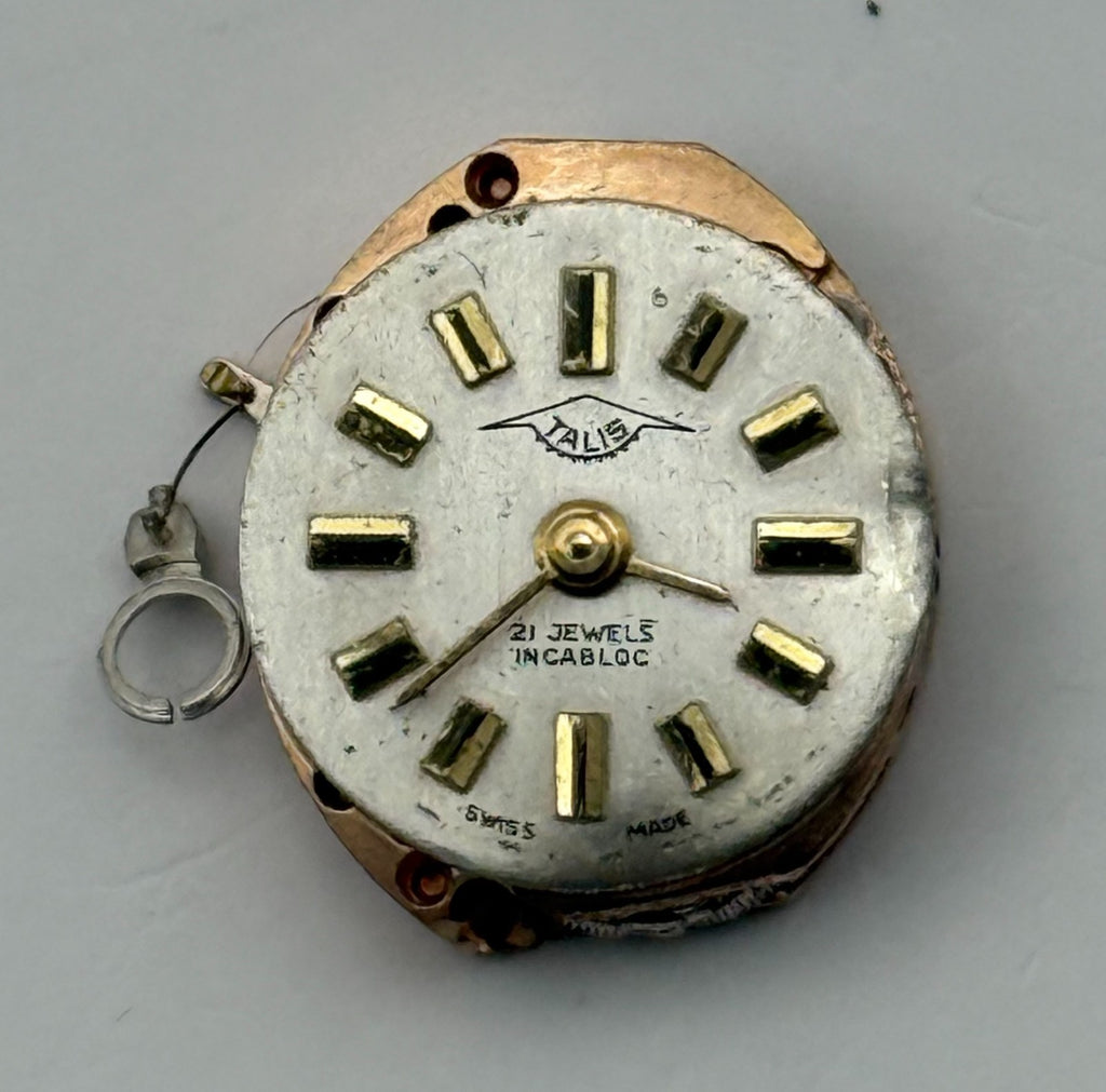 FEF 6630 Watch Movement Talis 21 Jewels Swiss Manual Wind Parts Repair 13mm