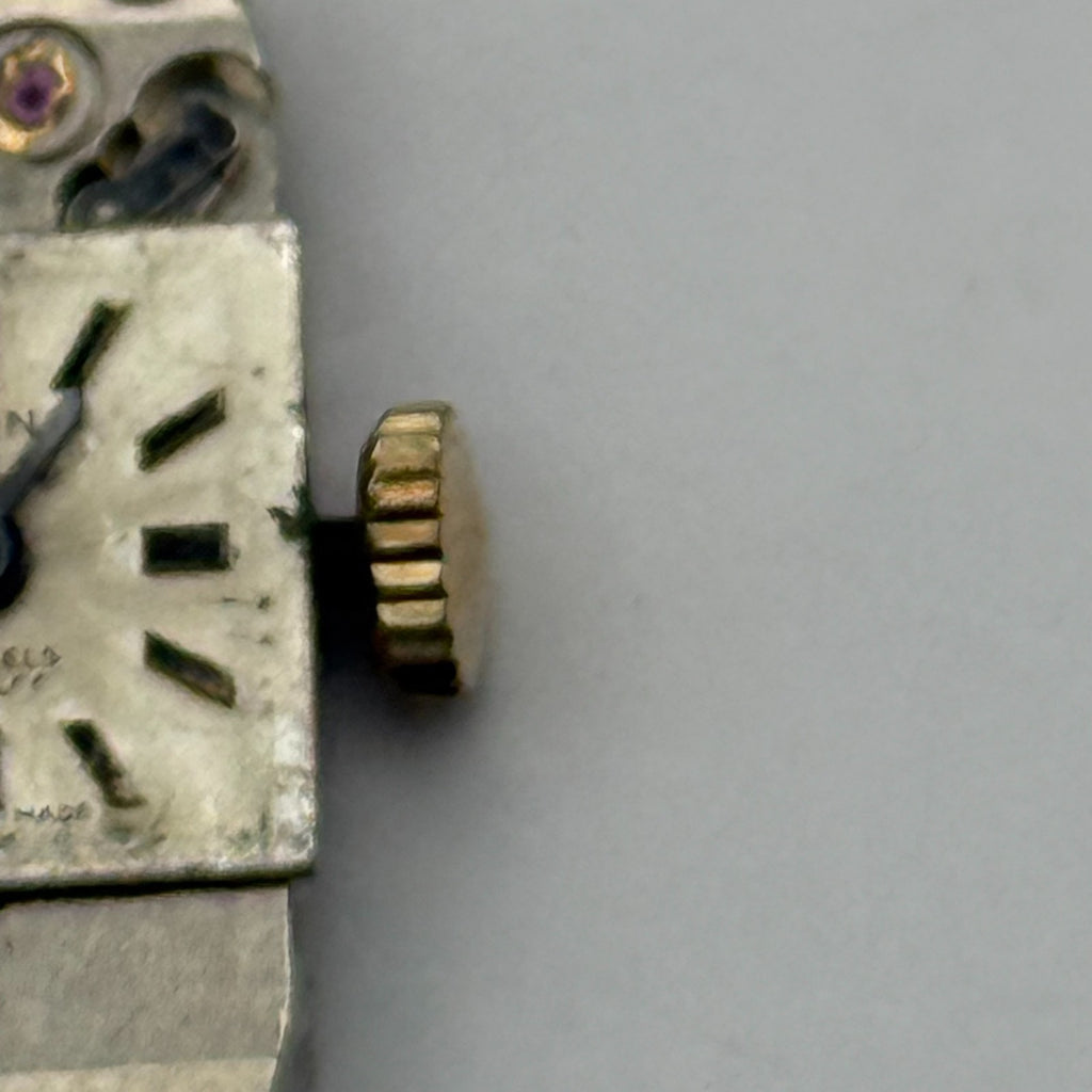 FHF 59-21 Watch Movement Delvina Swiss 17 Jewels Manual Wind Parts Repair 9mm