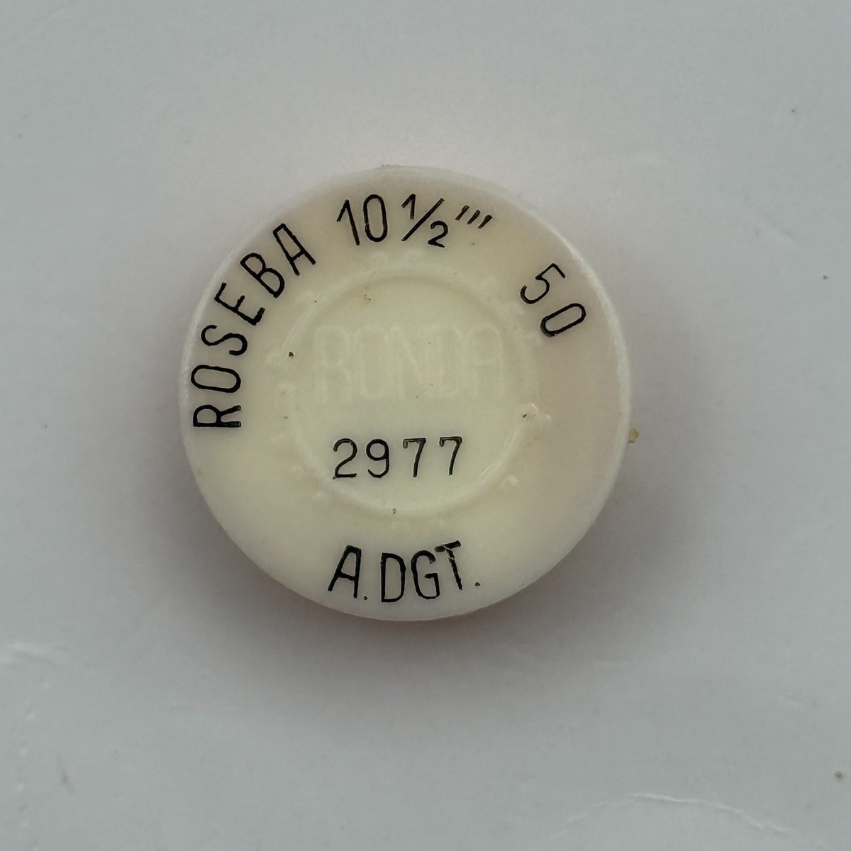 Roseba 50 Balance Wheel Complete And Spring 10½’’’ 2977 Watch Movement Parts NOS