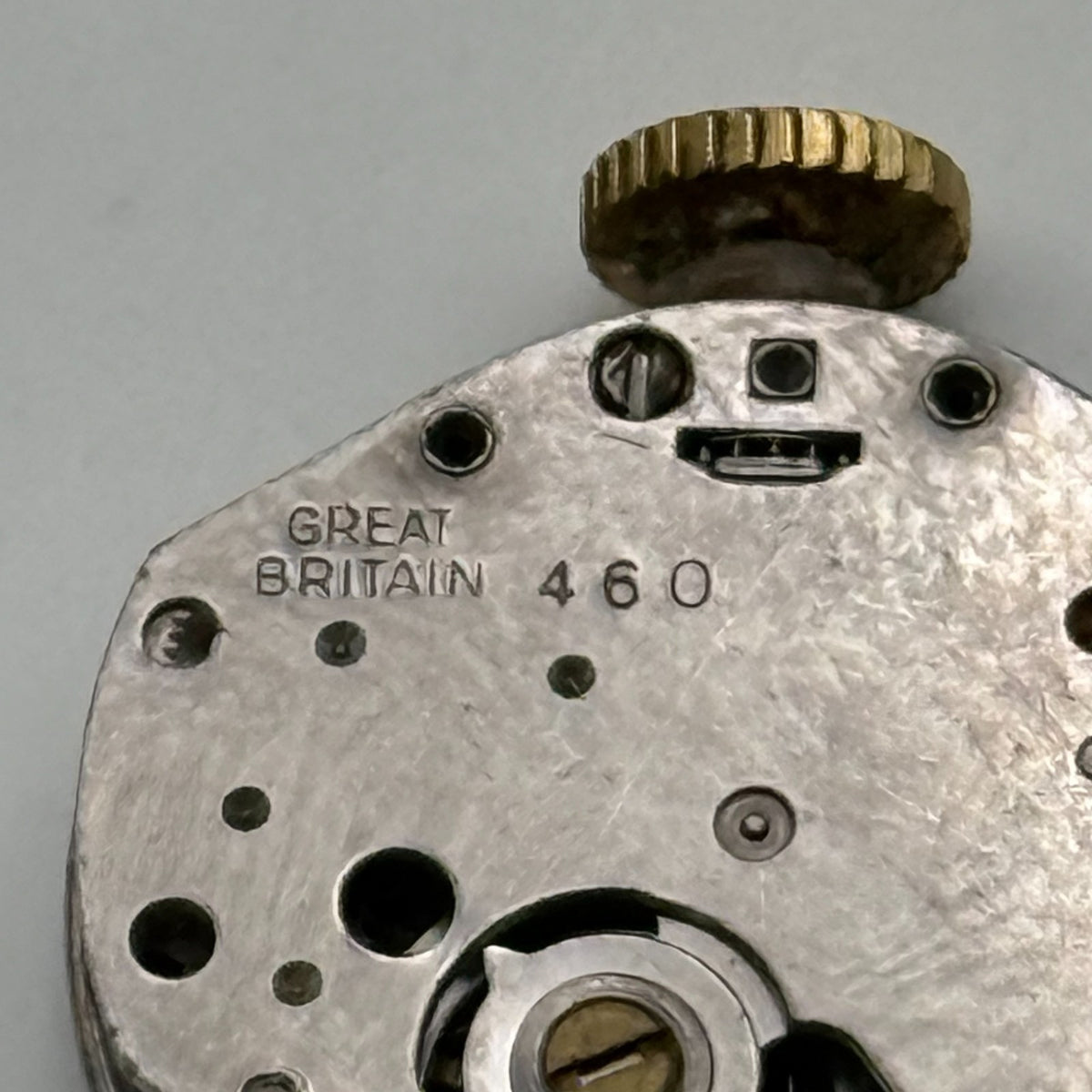 Timex 460 Watch Movement Saga Gt. Britain Manual Wind Parts Repair 14.7mm