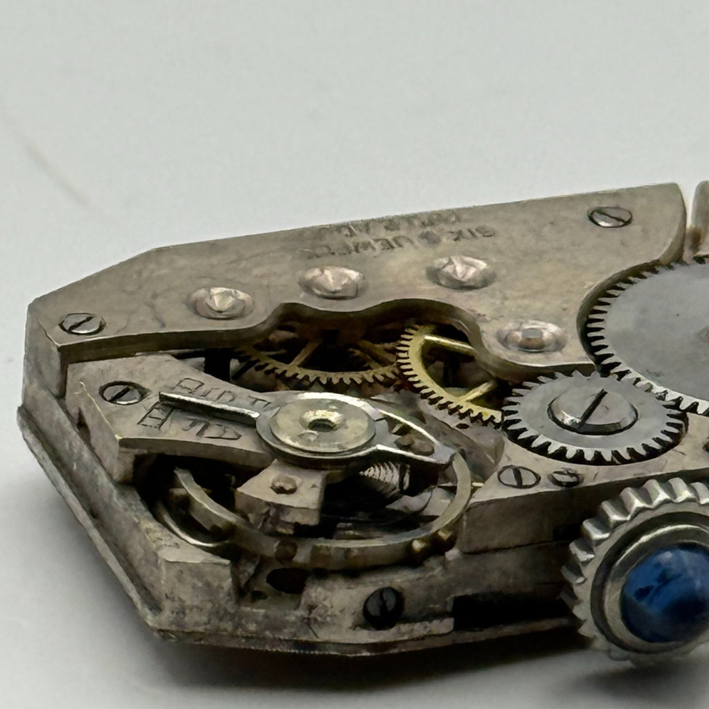 Didisheim-Nassay 227 Watch Movement Cabochon Crown Nassau 6J Swiss Parts 14.8mm