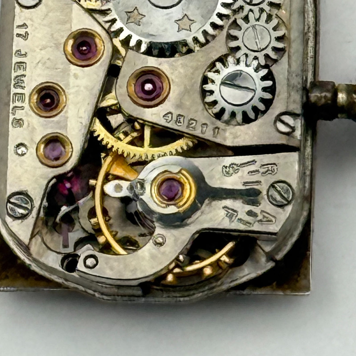 Cyma 17 Jewels Watch Movement - Ladies - For Parts / Repair - 15mm
