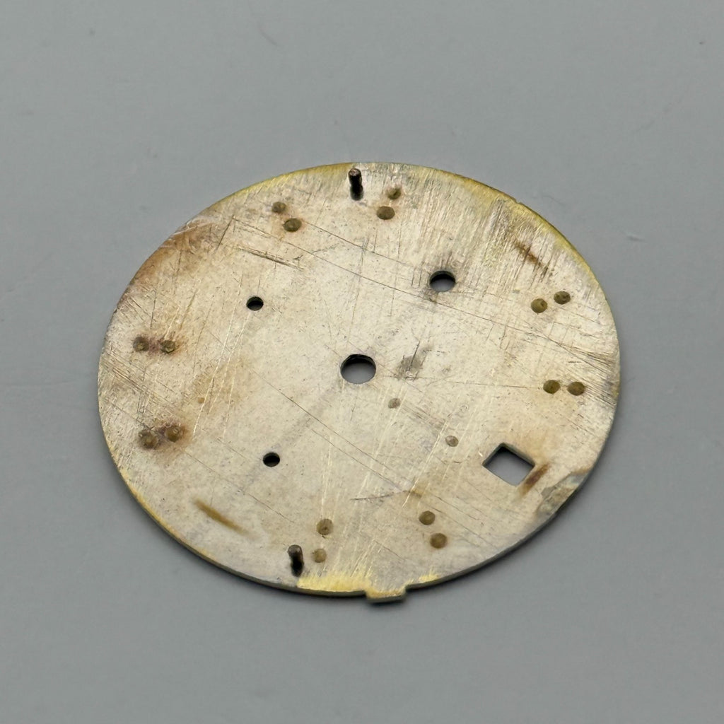 Seiko 7T62 Watch Dial Chronograph Alarm 100M White Spare Parts Repair 27.9mm