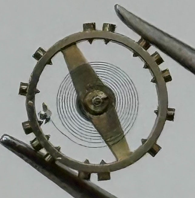 AS 976 1012 Balance Wheel Complete And Spring Renata 29 Watch Movement Parts NOS
