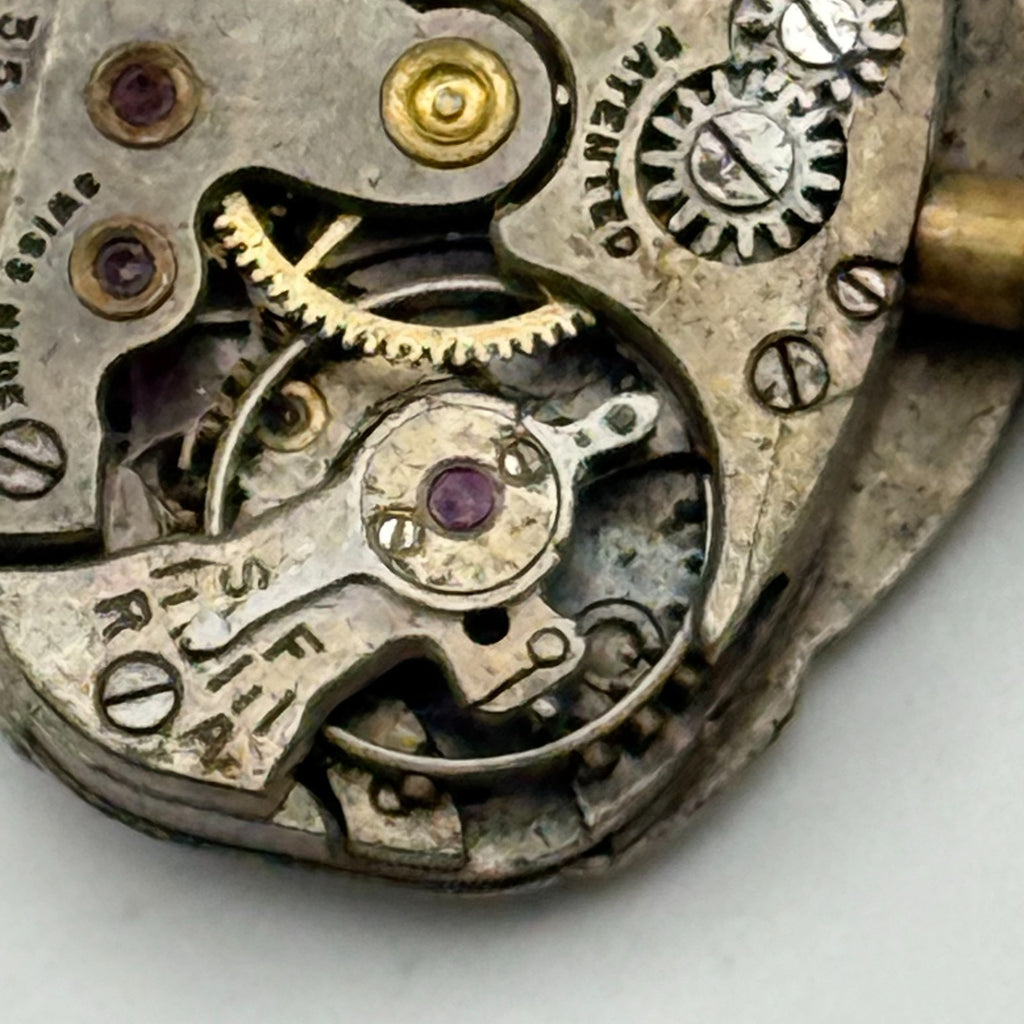 Cyma Watch Movement Ladies 15 Jewels Swiss Manual Wind Parts Repair 12.5mm