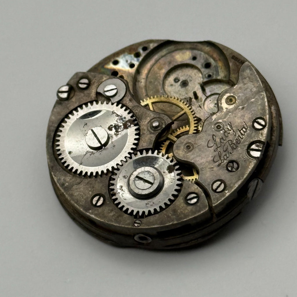 Lady La Berta Watch Movement R. Lapanouse? Swiss Manual Wind Parts Repair 29.4mm