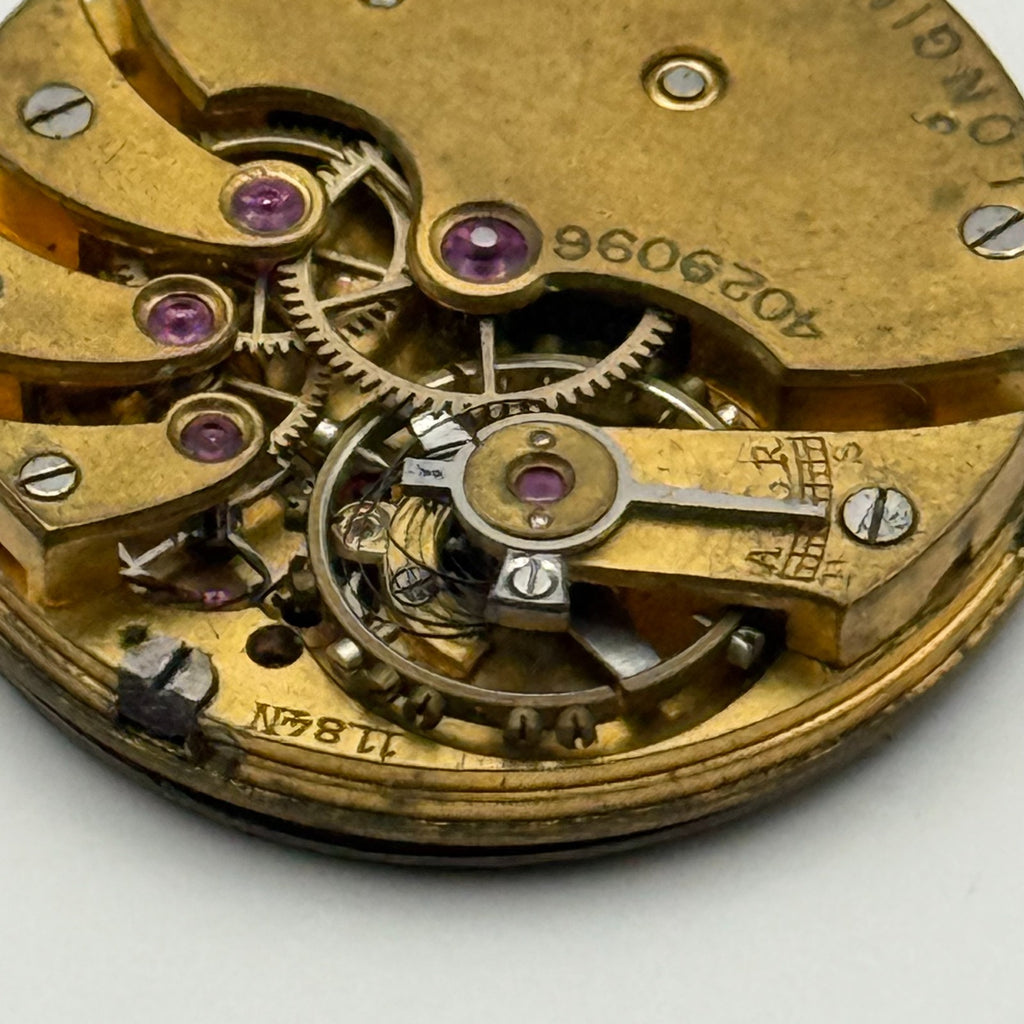 Longines 11.84N Watch Movement - For Parts / Repair - 25.4mm