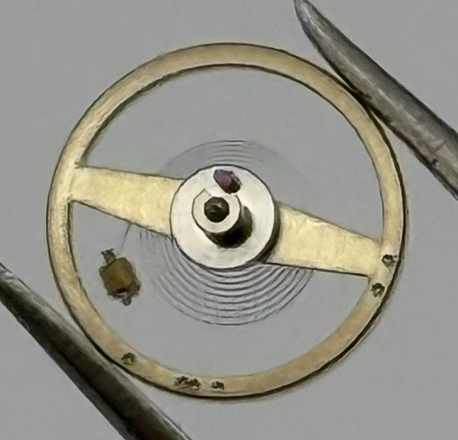 Ebosa 86 87 Balance Wheel Complete And Spring 8¾’’’ 1249 Watch Movement Parts