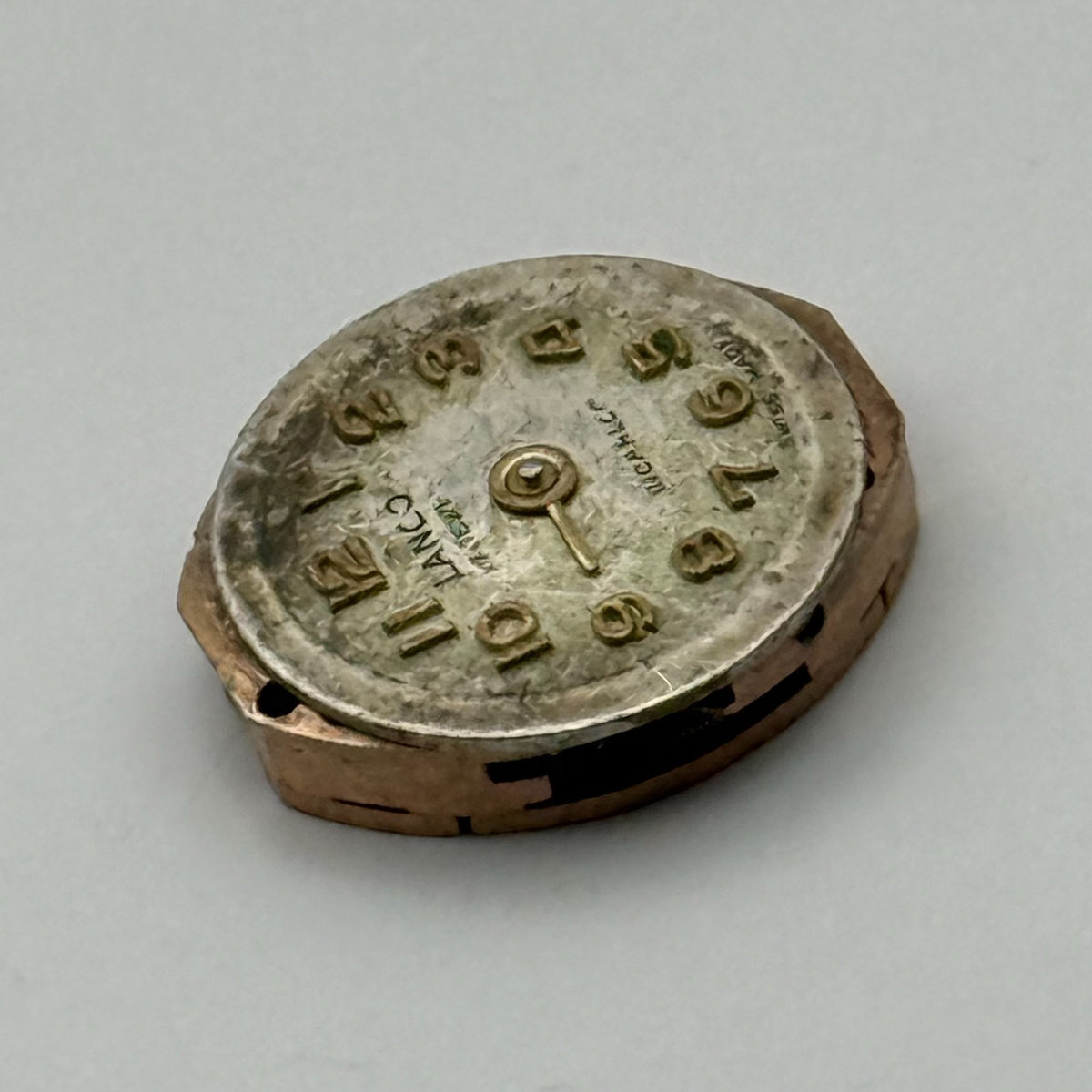 Lanco 500 Watch Movement 17 Jewels Inacbloc Swiss Manual Wind Parts 12.9mm