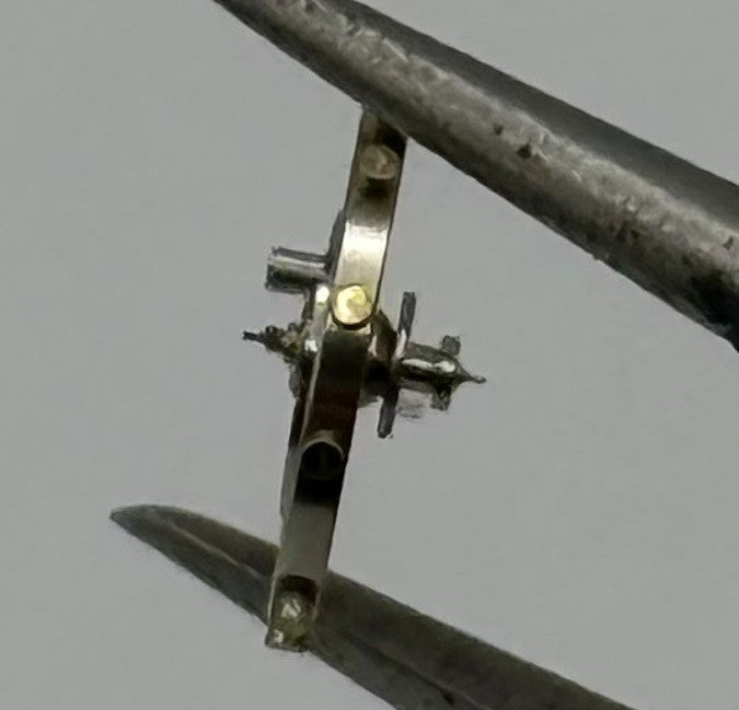 Derby 127 Balance Wheel Complete And Spring 5¼’’’ Watch Movement Parts NOS