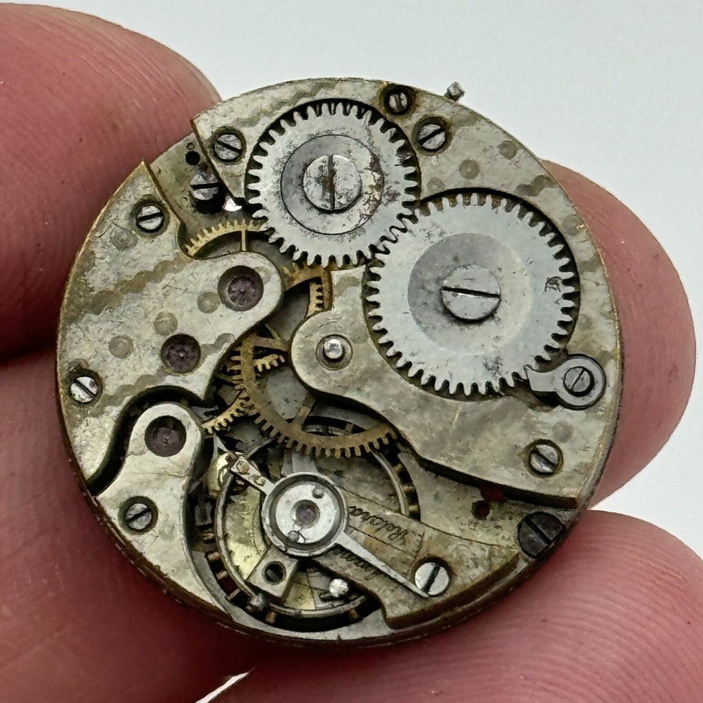 Unidentified Watch Movement Manual Wind Swiss Parts Repair 24.8mm