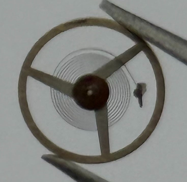FHF 35-21 Balance Wheel Complete And Spring Renata 1722 Watch Movement Parts NOS
