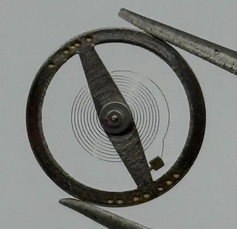 RL Rax 1013 1237 Balance Wheel Complete And Spring 1679 Watch Movement Parts NOS