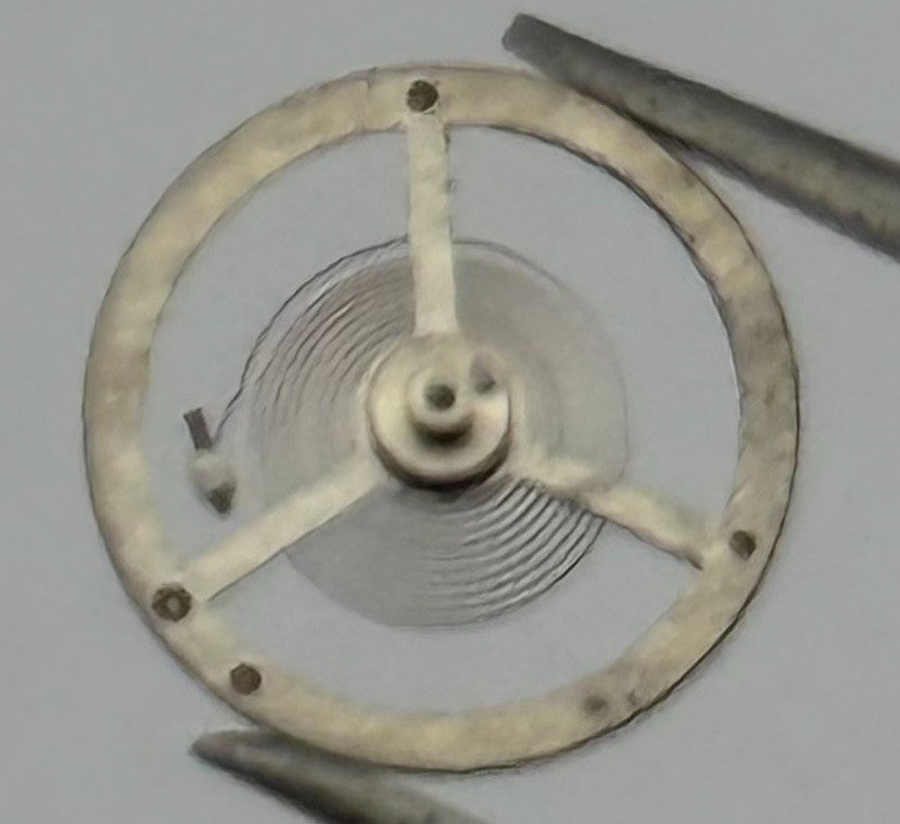 EB 1297 1463 Balance Wheel Complete And Spring 117 Watch Movement Parts NOS