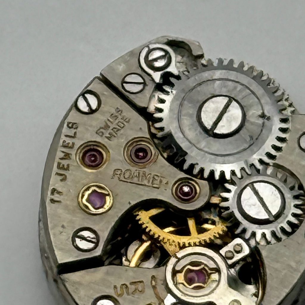 MST 389 Watch Movement Running Roamer 17 Jewels Manual Wind Parts Repair 13.1mm
