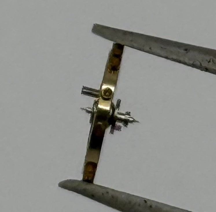 AS 976 1012 Inca Balance Wheel Complete And Spring 532 Watch Movement Parts NOS