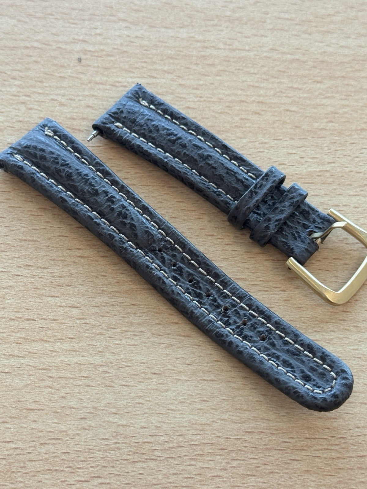 Seiko Tide Master Watch Strap - 20mm - Gold Buckle - Original Strap - 6F24-7010