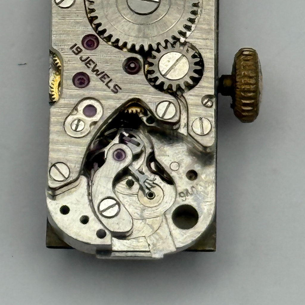 Citizen 9407 Parashock Baguette Watch Movement - For Parts / Repair - 10.2mm