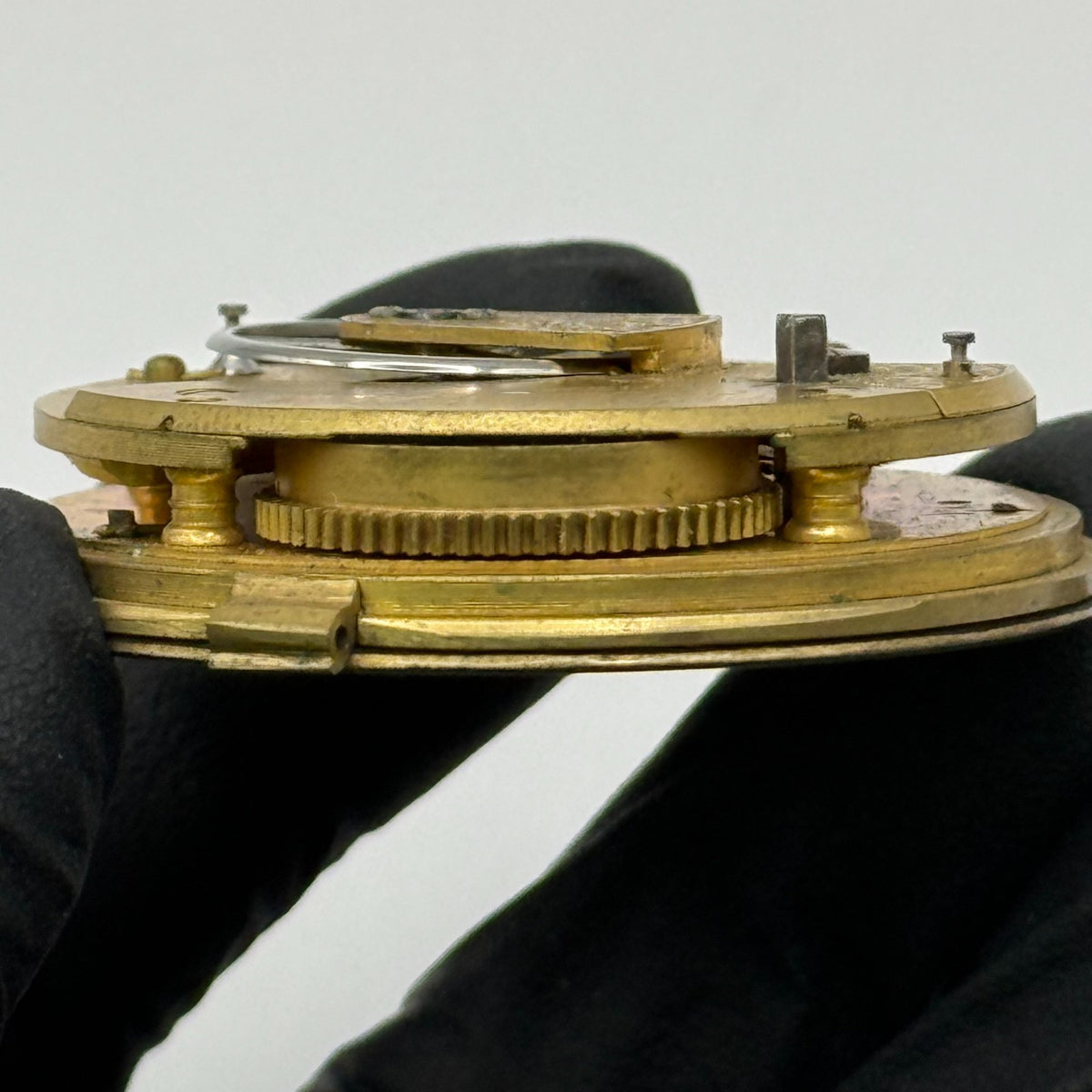 English Lever Pocket Watch Movement - E. Johnson & Son Derby - Parts / Repair
