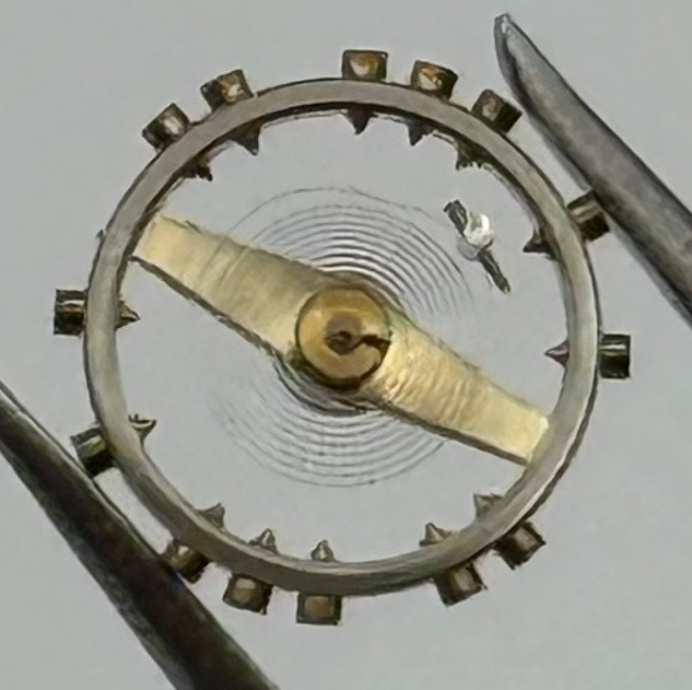 FEF 6600 Balance Wheel Complete And Spring Renata 1181 Watch Movement Parts NOS