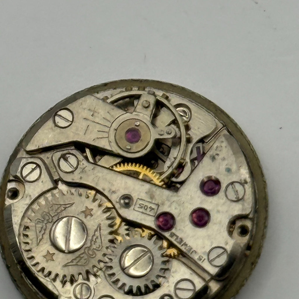 FHF 34 Watch Movement - Rotary 405 Ladies - For Parts / Repair - 17.4mm