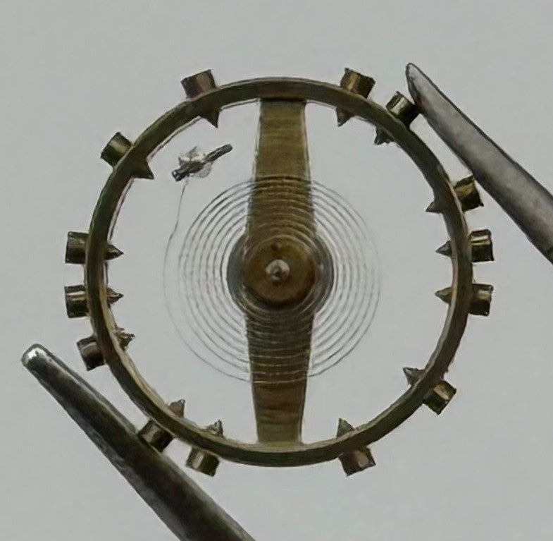 FHF 60 Balance Wheel Complete And Spring 6¾-8’’’ 200 M Watch Movement Parts NOS