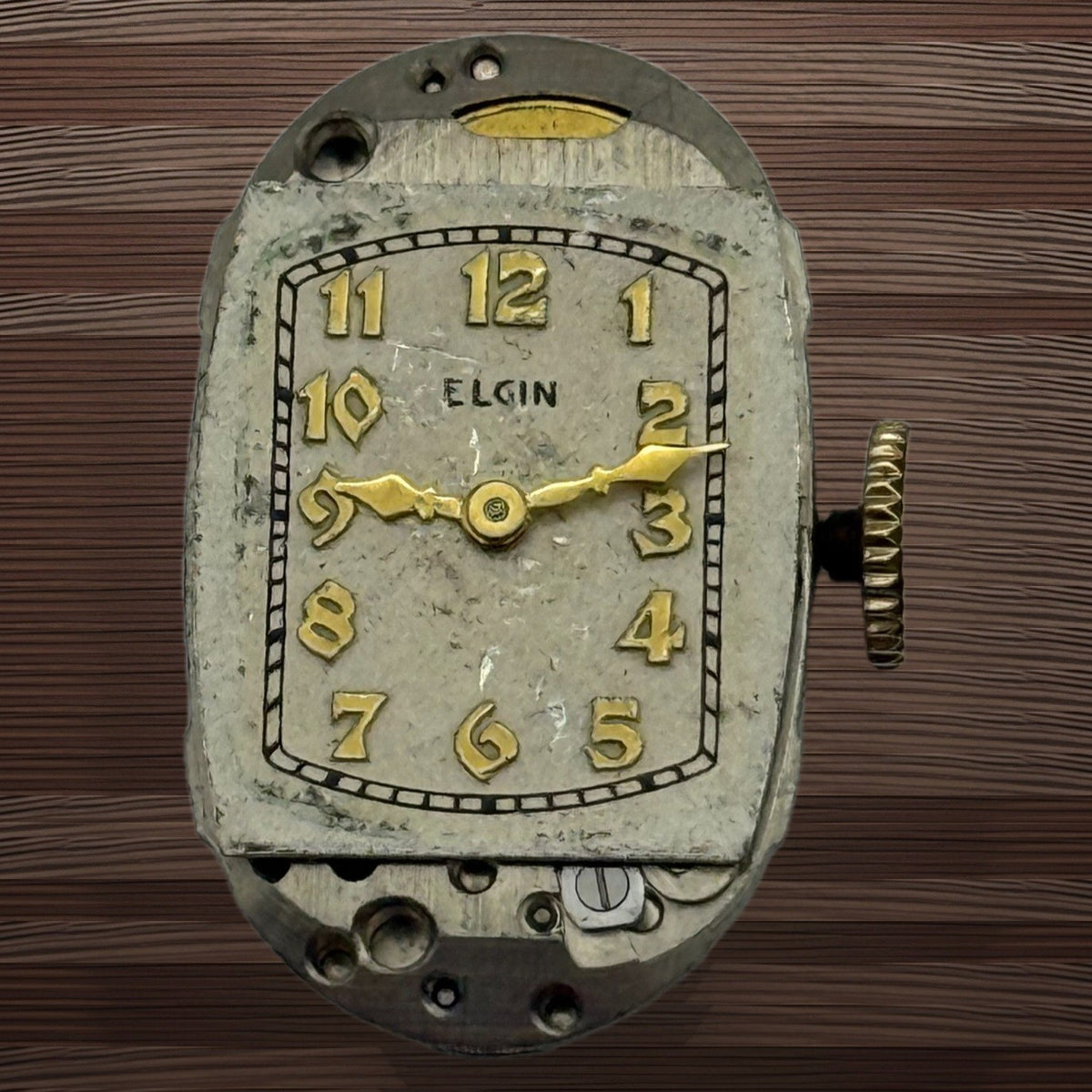 Elgin 541 Model 2 American Watch Movement Elgin 1938 Vintage Parts Repair 21/0s
