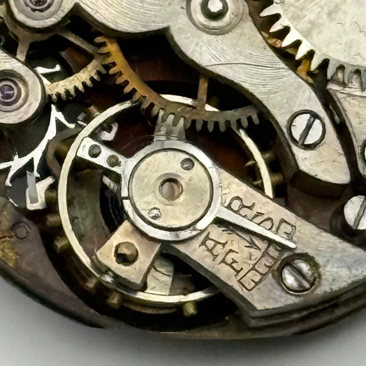 Unidentified Watch Movement Running Swiss Made Manual Wind Parts Repair 23.6mm
