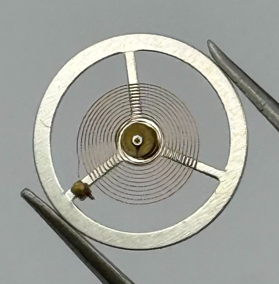 E.S. 50 Balance Wheel Complete And Spring 12’’’ 1400 Watch Movement Parts NOS