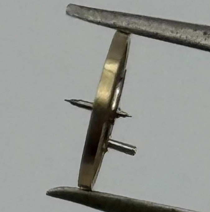 FHF 159 Balance Wheel Complete And Spring 3-10''' 190 M Watch Movement Parts NOS