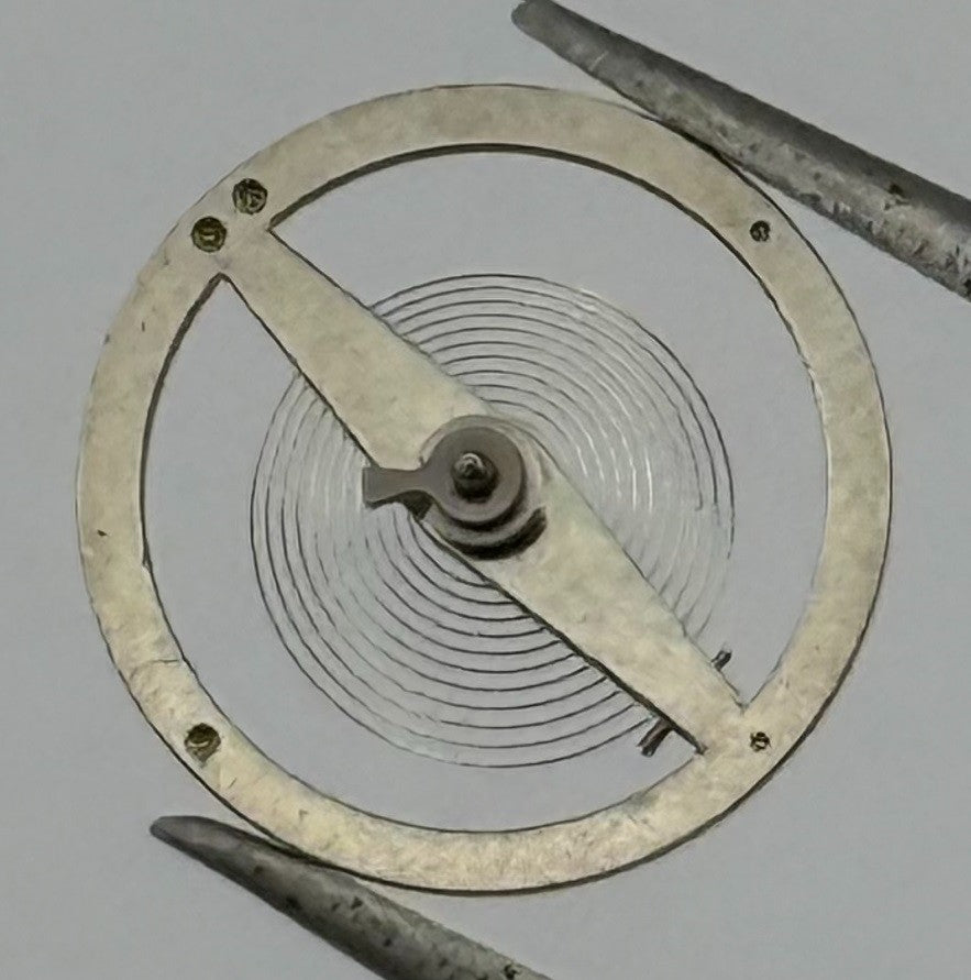 BFG 866 DGT Balance Wheel Complete And Spring Progress Watch Movement Parts NOS